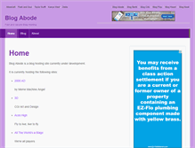 Tablet Screenshot of blogabode.com